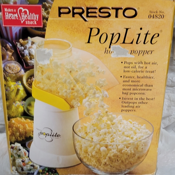 presto Kitchen Presto Popcorn Now Plus Gourmet Air Popper 4820